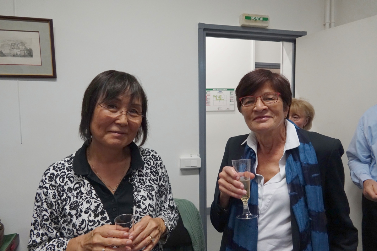 15 octobre 2019. Cocktail offert par Michel Talagrand à l'occasion de son prix Shaw de mathématiques — photo 27